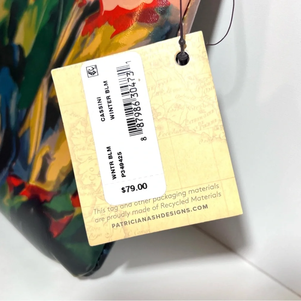 🆕 NWT Patricia Nash Cassini Clutch/Wristlet in Winter Bloom Print